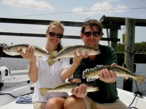 Homosassa Trout, Shore Lunch and Cooling Off....